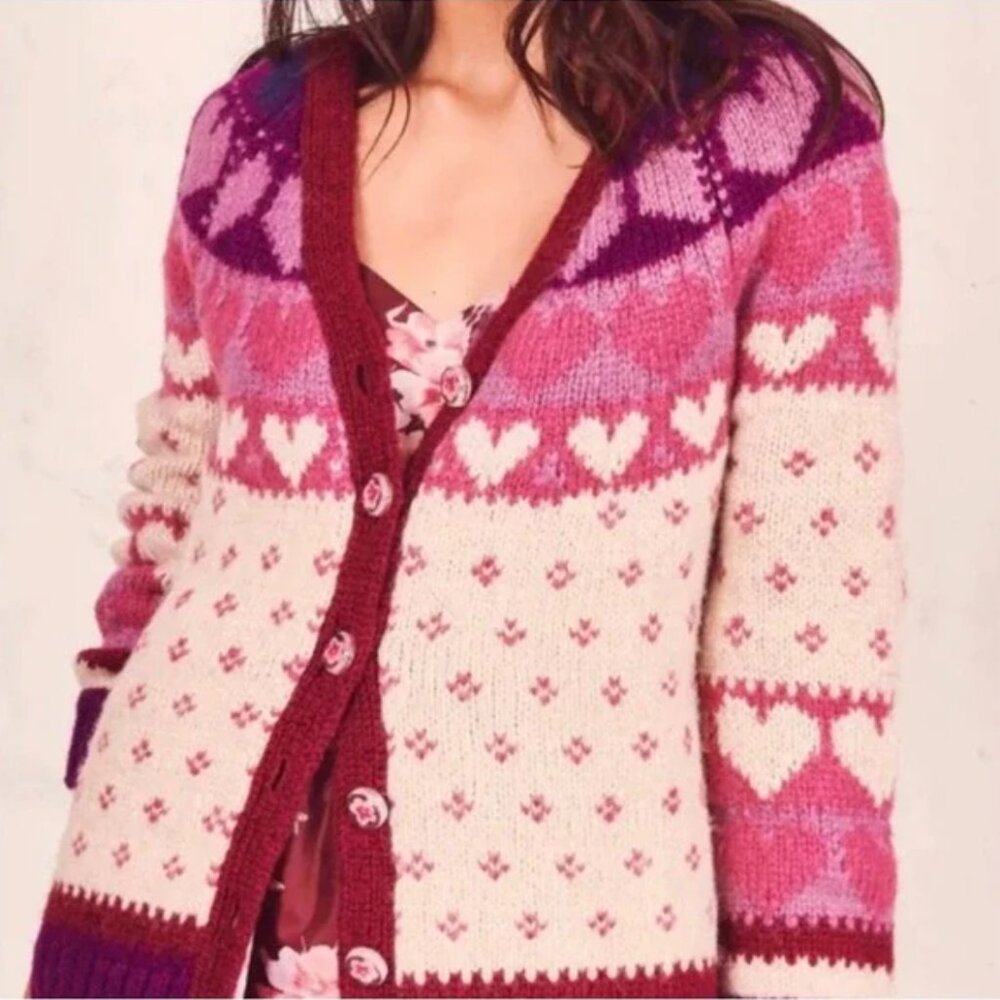 LoveShackFancy Deena Cardigan - Size M